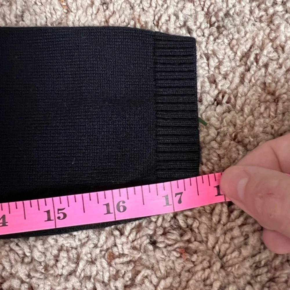 Lululemon Well Being Sweater‎ Women’s Size Small Black Boolux Cashmere Blend